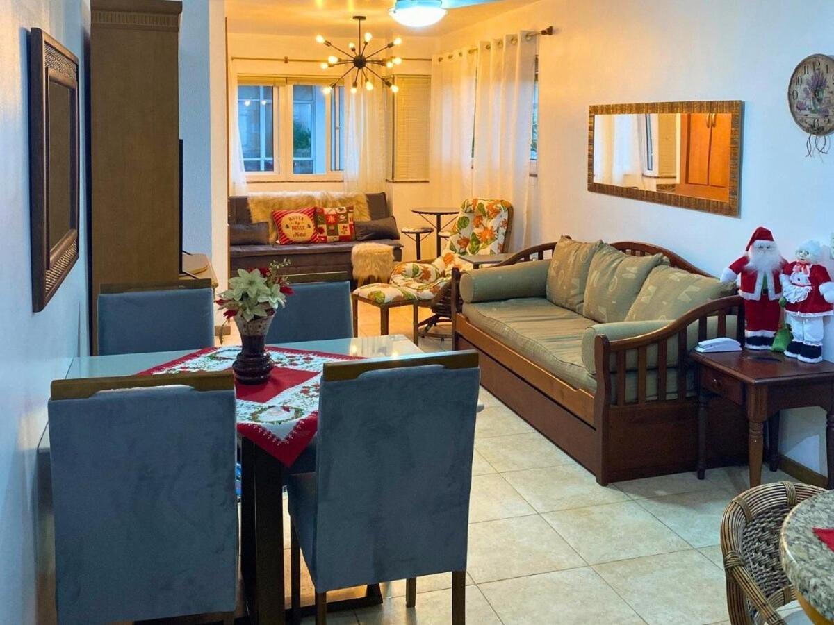 Apartamento No Residencial Village No Centro De Gramado, Com Piscina Aquecida E Hidromassagem ภายนอก รูปภาพ
