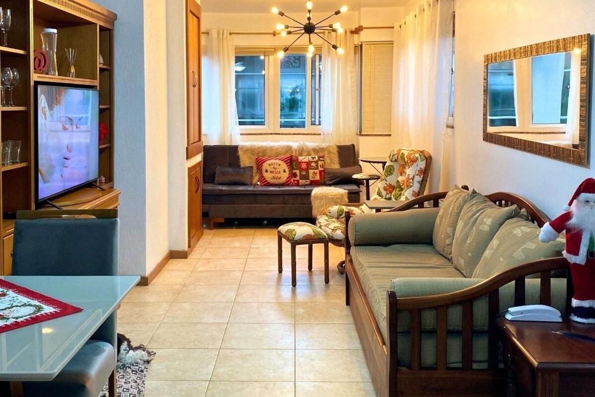 Apartamento No Residencial Village No Centro De Gramado, Com Piscina Aquecida E Hidromassagem ภายนอก รูปภาพ