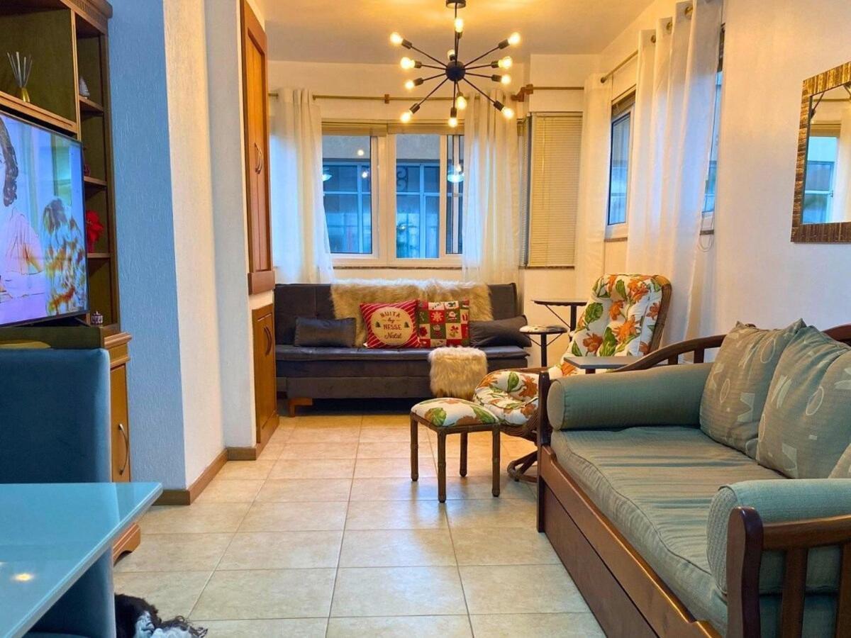 Apartamento No Residencial Village No Centro De Gramado, Com Piscina Aquecida E Hidromassagem ภายนอก รูปภาพ